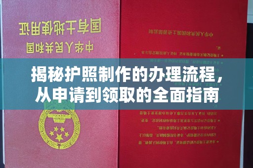 遵化揭秘护照制作的办理流程，从申请到领取的全面指南